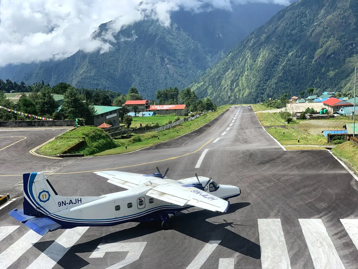 Scenic Flight to Lukla & Trek to Phakding (2,610m)