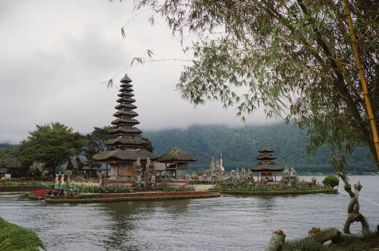 A famous Bali temple