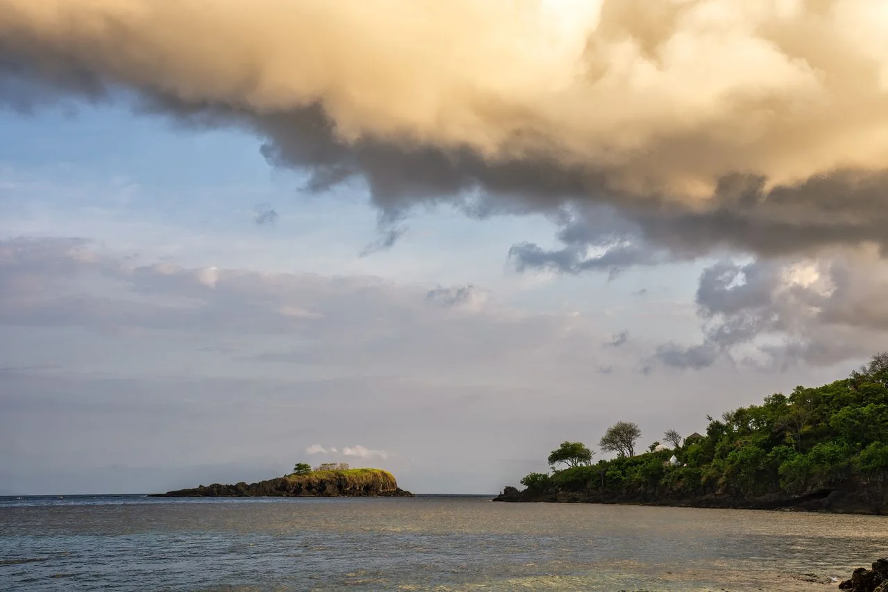 Cloudy weather in Bali
