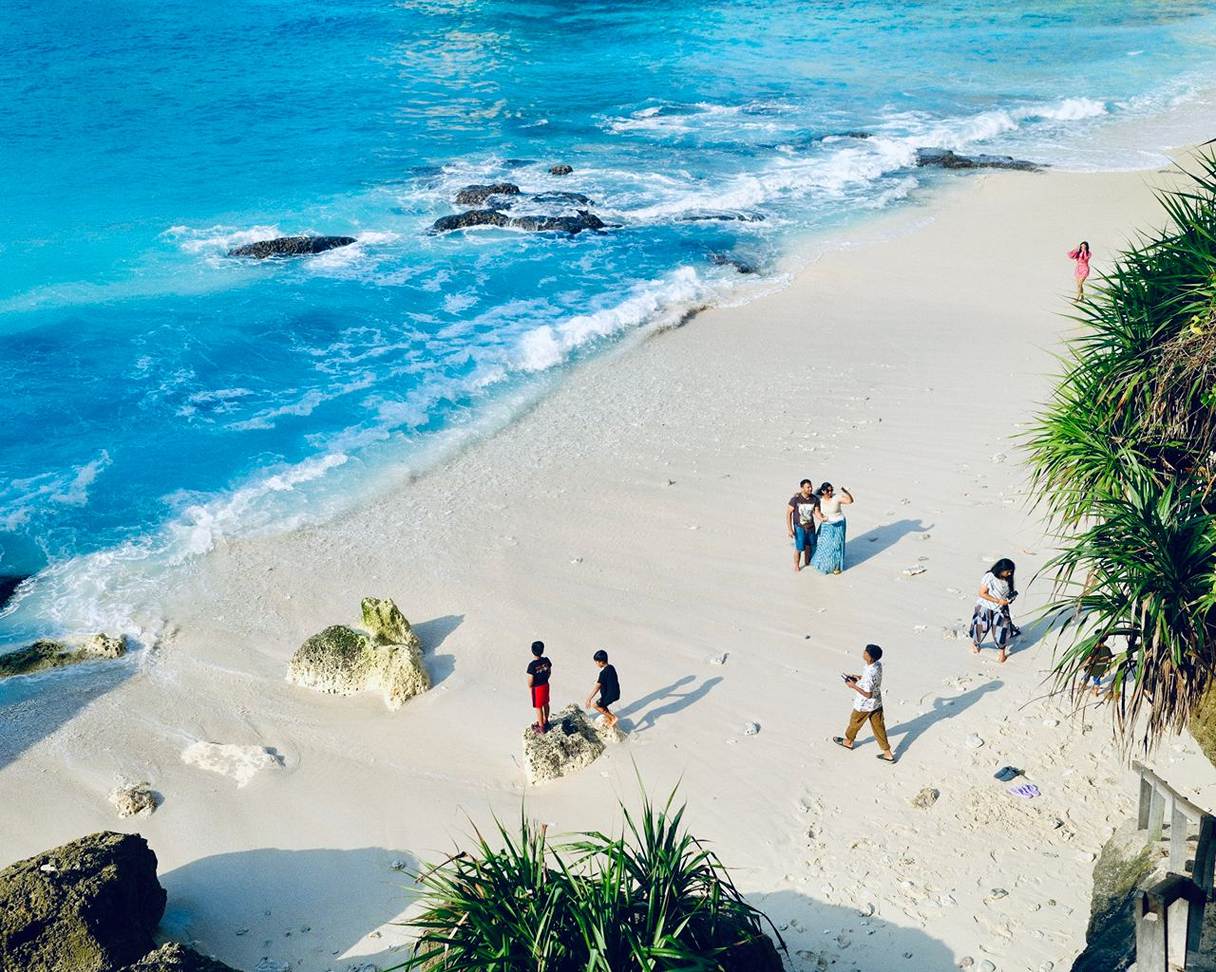 Beach in Bali with Family