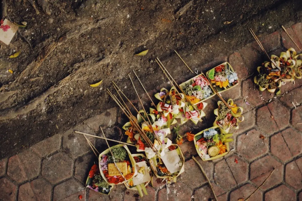 Offerings and ceremonies in Bali