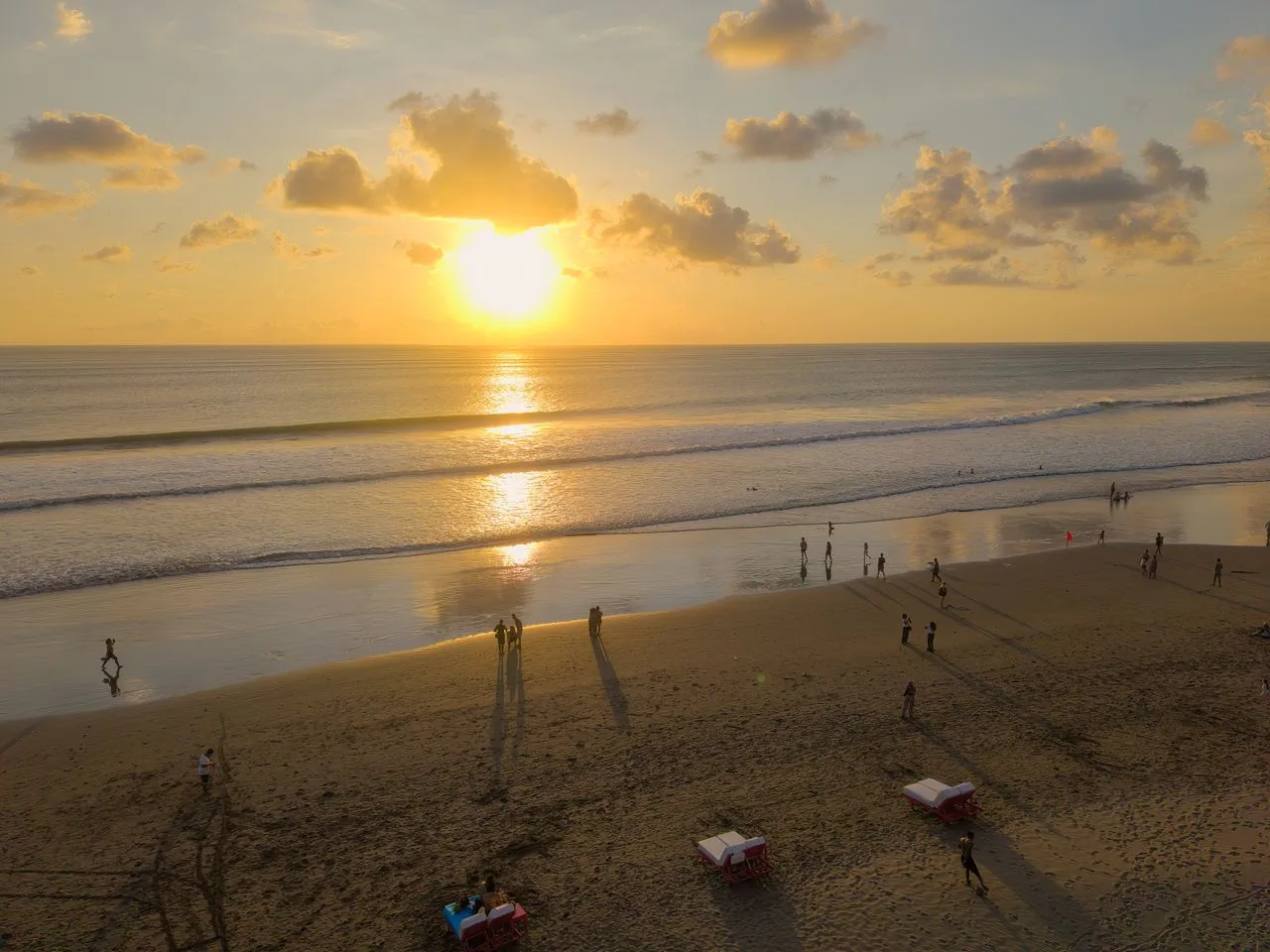 Sunset view in Uluwatu, Bali