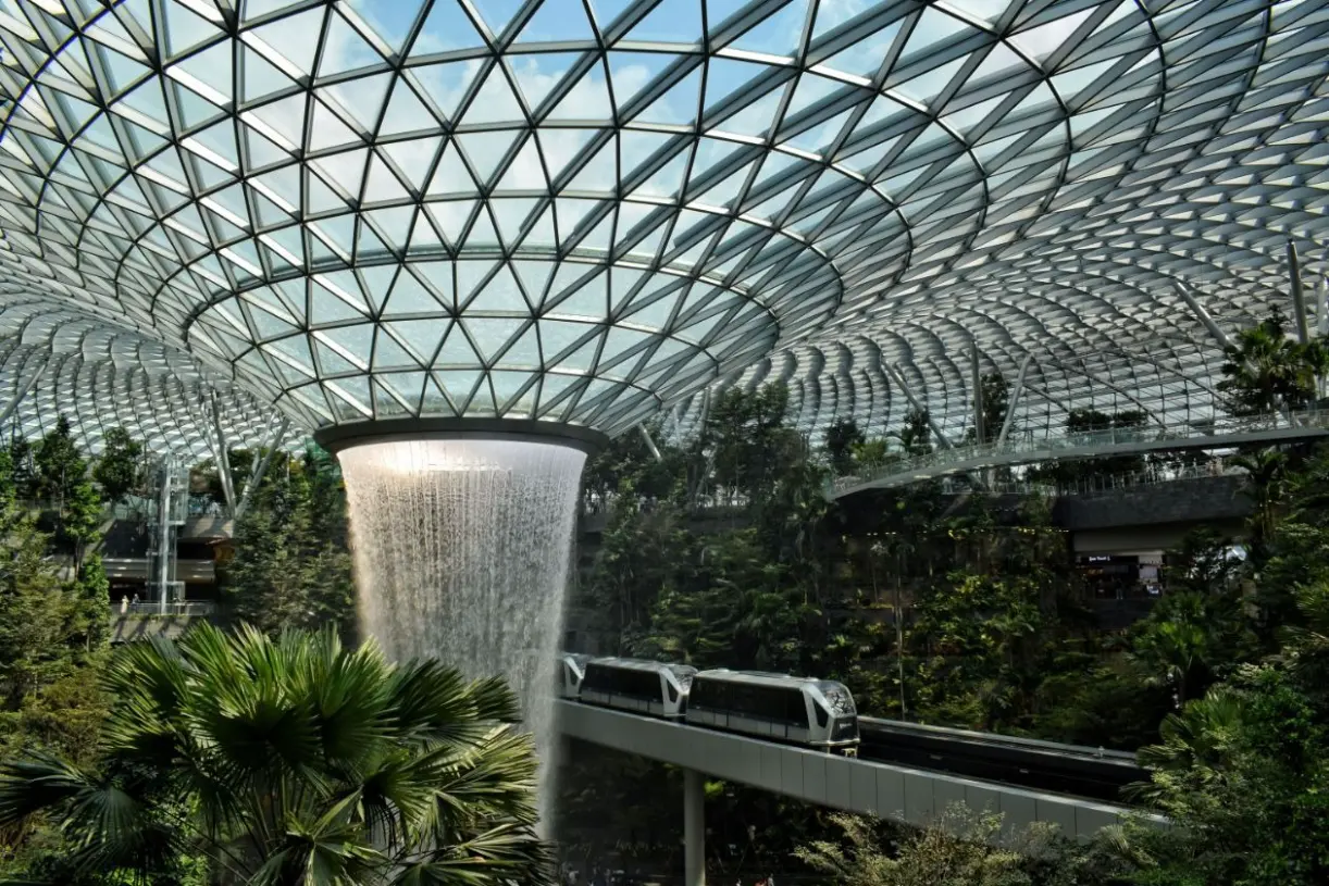 Jewel Changi Airport and the Rain Vortex