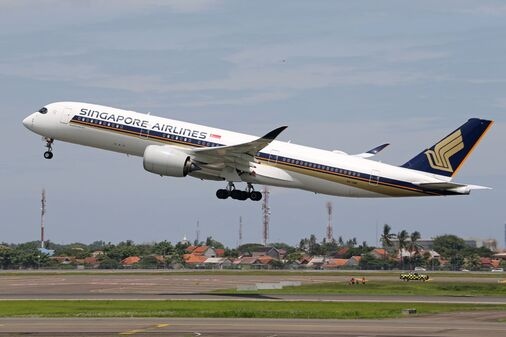 Departure from Singapore
